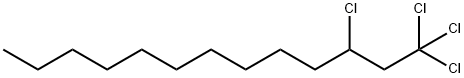 1,1,1,3-TETRACHLOROTRIDECANE Structural