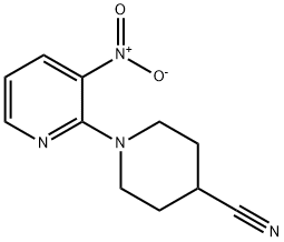 1-(3-NITROPYRIDIN-2-YL)PIPERIDINE-4-CARBONITRILE
