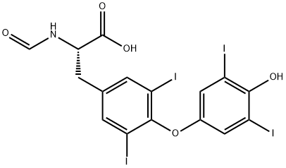 N-ForMyl Thyroxine Structural