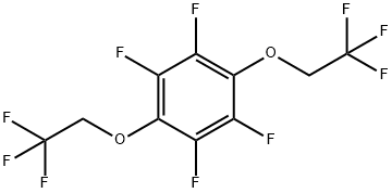 1,4-BIS(2,2,2-TRIFLUOROETHOXY)TETRAFLUOROBENZENE Structural