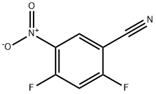 2,4-DIFLUORO-5-NITROBENZONITRILE Structural