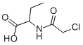 N-CHLOROACETYL-DL-2-AMINO-N-BUTYRIC ACID Structural