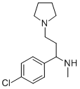 [1-(4-CHLORO-PHENYL)-3-PYRROLIDIN-1-YL-PROPYL]-METHYL-AMINE
