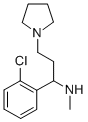 [1-(2-CHLORO-PHENYL)-3-PYRROLIDIN-1-YL-PROPYL]-METHYL-AMINE
