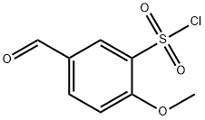 5-FORMYL-2-METHOXYBENZENESULFONYL CHLORIDE
 Structural