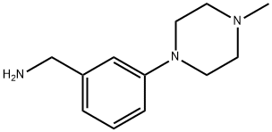 1-[3-(4-Methylpiperazin-1-yl)phenyl]methanamine Structural