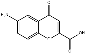 4H-1-BENZOPYRAN-2-CARBOXYLIC ACID, 6-AMINO-4-OXO- Structural