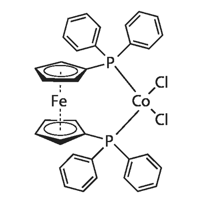 [1,1'-Bis(diphenylphosphino)ferrocene]dichlorocobalt(II) Structural