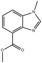 1H-Benzimidazole-4-carboxylicacid,1-methyl-,methylester(9CI) Structural