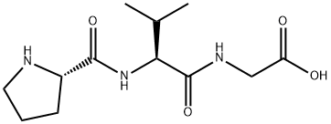 H-PRO-VAL-GLY-OH Structural