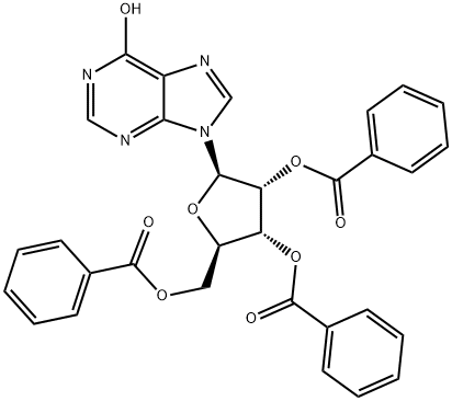 2',3',5'-TRI-O-BENZOYLINOSINE Structural