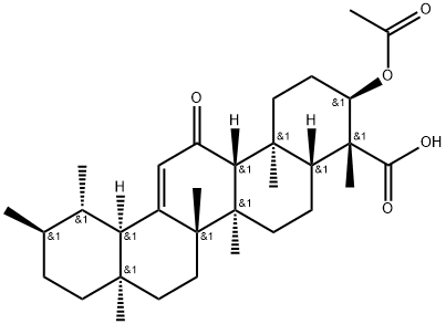 3-ACETYL-11-KETO-BETA-BOSWELLIC ACID Structural Picture