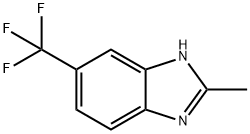 2-METHYL-5-TRIFLUOROMETHYL-1H-BENZIMIDAZOLE Structural