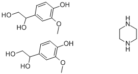 4-HYDROXY-3-METHOXYPHENYLGLYCOL HEMIPIPERAZINIUM SALT
