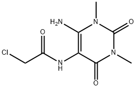 Uracil,  6-amino-5-(2-chloroacetamido)-1,3-dimethyl-  (7CI,8CI) Structural