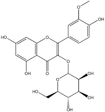 3'-O-Methylquercetin 3-galactoside Structural