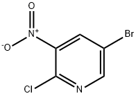 5-Bromo-2-chloro-3-nitropyridine Structural