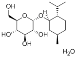 L-MENTHYL-A-D-GLUCOPYRANOSIDE N-HYDRATE Structural