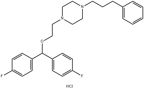 Vanoxerine dihydrochloride Structural