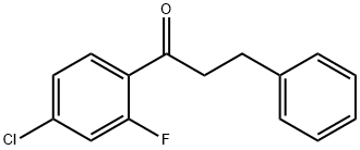 4'-CHLORO-2'-FLUORO-3-PHENYLPROPIOPHENONE Structural