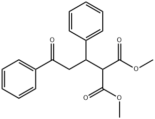 PROPANEDIOIC ACID, 2-(3-OXO-1,3-DIPHENYLPROPYL)-, 1,3-DIMETHYL ESTER