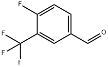 4-Fluoro-3-(trifluoromethyl)benzaldehyde Structural