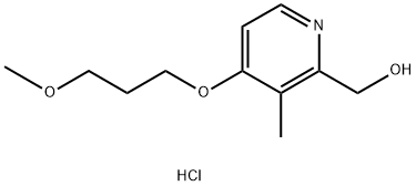 [4-(3-Methyoxypropoxy)-3-methyl-2-pyridinyl]methanol hydrochloride Structural