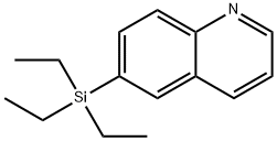 Quinoline, 6-(triethylsilyl)- (9CI) Structural