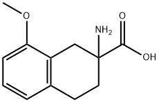 2-AMINO-8-METHOXY-1,2,3,4-TETRAHYDRO-NAPHTHALENE-2-CARBOXYLIC ACID
 Structural