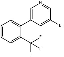 3-BROMO-5-(2-TRIFLUOROMETHYLPHENYL)PYRIDINE Structural