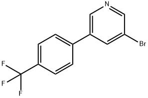 3-BROMO-5-(4-TRIFLUOROMETHYLPHENYL)PYRIDINE Structural