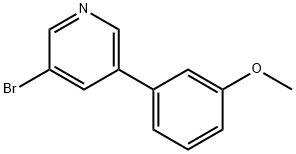 3-BROMO-5-(3-METHOXYPHENYL)PYRIDINE Structural