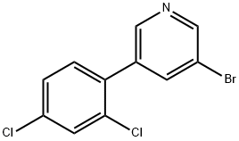 3-BROMO-5-(2,4-DICHLOROPHENYL)PYRIDINE