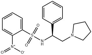 (S)-2-NITRO-N-(1-PHENYL-2-PYRROLIDIN-1-YL-ETHYL)-BENZENESULFONAMIDE
