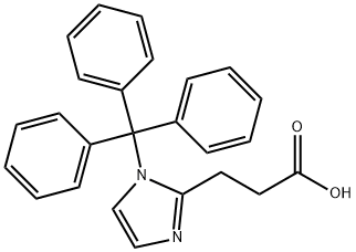 1-N-TRITYL-IMIDAZOLE-2-YLPROPIONIC ACID
 Structural