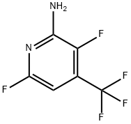 2-AMINO-3,6-DIFLUORO-4-(TRIFLUOROMETHYL)PYRIDINE Structural