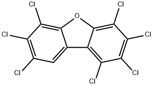 1,2,3,4,6,7,8-HCDF Structural