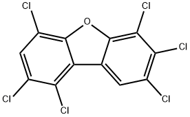 1,2,4,6,7,8-HXCDF Structural