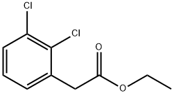 Benzeneacetic acid, 2,3-dichloro-, ethyl ester Structural