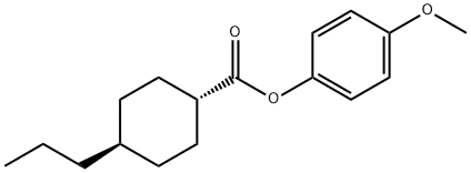 (4-methoxyphenyl) 4-propylcyclohexane-1-carboxylate Structural