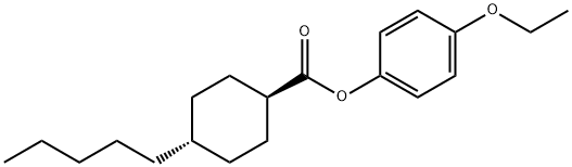 TRANS-4-ETHOXY-PHENYL 4-PENTYLCYCLOHEXANECARBOXYLATE Structural