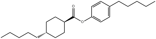 4-pentylphenyl 4-pentylcyclohexanecarboxylate Structural