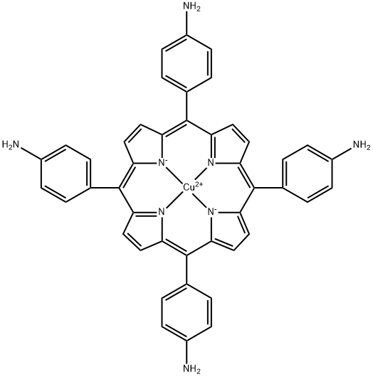 5,10,15,20-Tetrakis-(4-aminophenyl)-porphyrin-Cu-(II) Structural