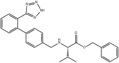 Des(oxopentyl) Valsartan Benzyl Ester Structural