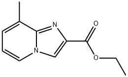 8-METHYL-IMIDAZO[1,2-A]PYRIDINE-2-CARBOXYLIC ACID ETHYL ESTER Structural