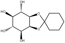 1,2-O-Cyclohexylidene-myo-inositol Structural