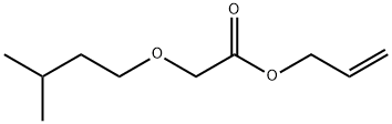 Allyl (3-methylbutoxy)acetate Structural