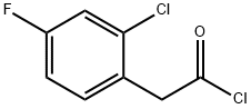 (2-CHLORO-4-FLUORO-PHENYL)-ACETYL CHLORIDE Structural