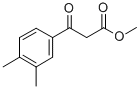 3-(3,4-DIMETHYL-PHENYL)-3-OXO-PROPIONIC ACID METHYL ESTER Structural