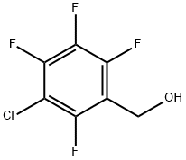 3-Chloro-2,4,5,6-tetrafluorobenzylalcohol Structural